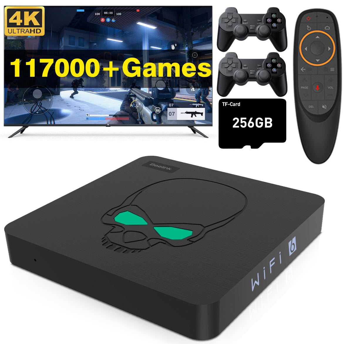 新品Super Console X KINGレトロゲーム機、117000ゲーム内蔵、EmuELEC 4.5/Android 9.0/Core – XZ  Game KinHank 公式サイト