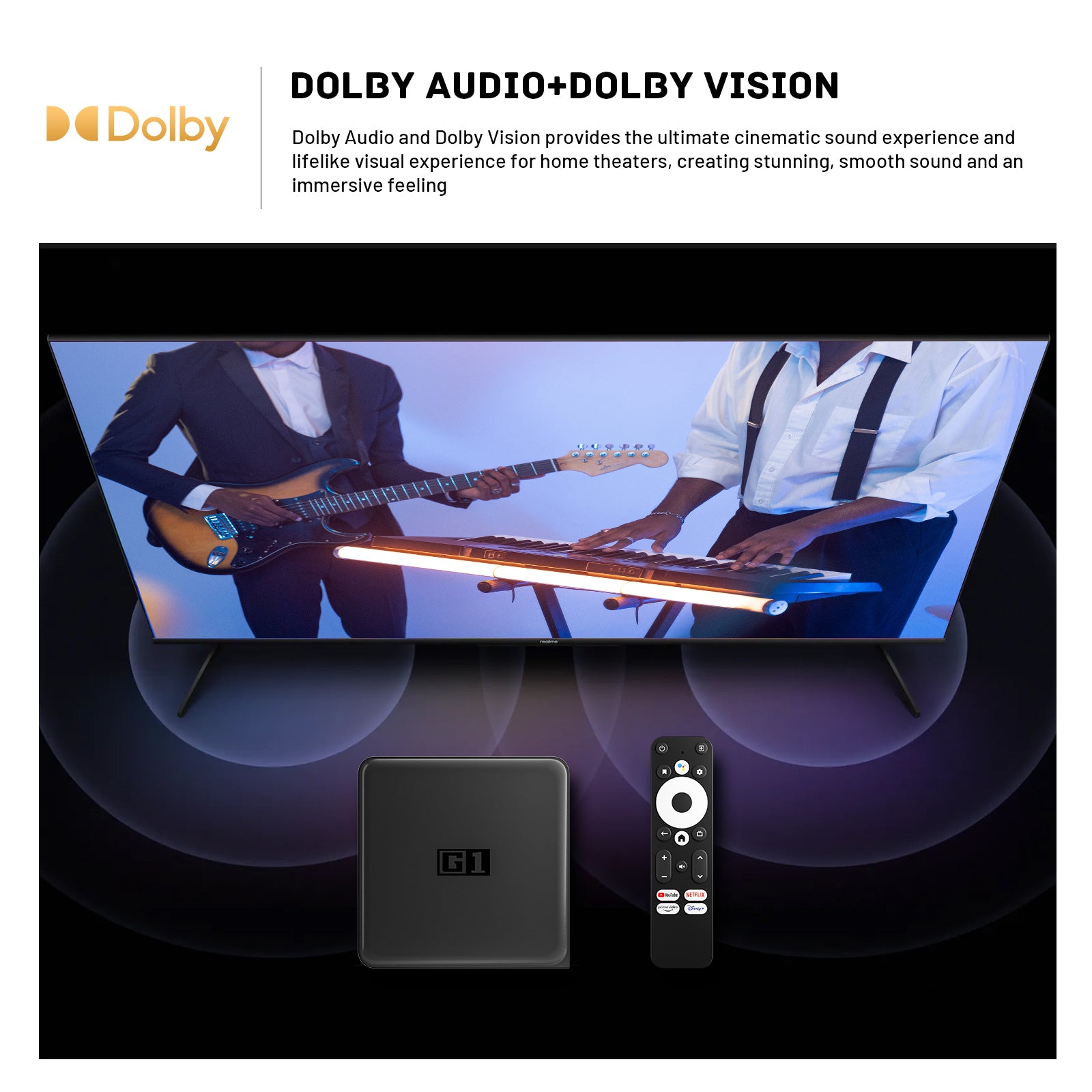 Android 11.0 TV Box 2024,G1 スマートAndroidボックスNetflix