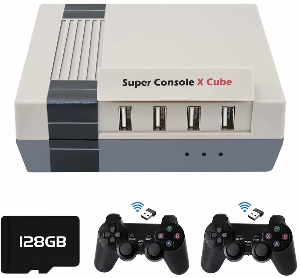 Super Console X Cubeレトロゲーム互換機 117000ゲーム内蔵 4Ｋ出力 4 USBポート付き ５人まで同時にプレー可能 – XZ  Game | KinHank 公式サイト