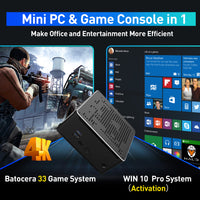 Super Console X Mini PC Box レトロゲーム互換機と小型パソコン 2 in 1（120000ゲーム収録済）[送料無料]
