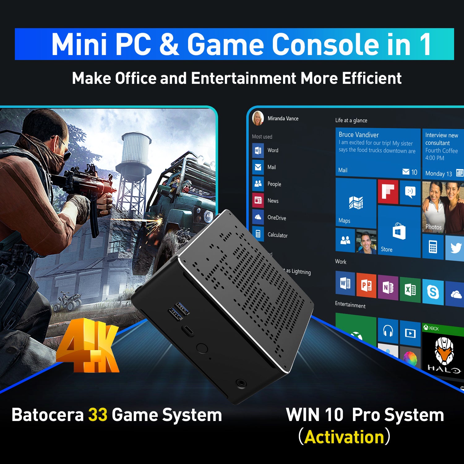 日本公式]Super Console X Mini PC レトロゲーム機とWindowsミニPC 2 in 1 （63000ゲーム収録済）小型パソコン  – XZ Game | KinHank 公式サイト