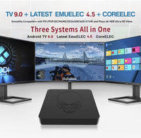 新品Super Console X KINGレトロゲーム機、117000ゲーム内蔵、EmuELEC 4.5/Android 9.0/CoreELECシステム搭載、4K UHD出力、2.4G+5GデュアルバンドWIFI、ギガビットイーサイト、BLUETOOTH 4.1（ゲーム収録済）[送料無料]